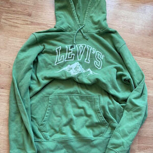 Levi's Green Mountain Graphic Pullover Hoodie L —